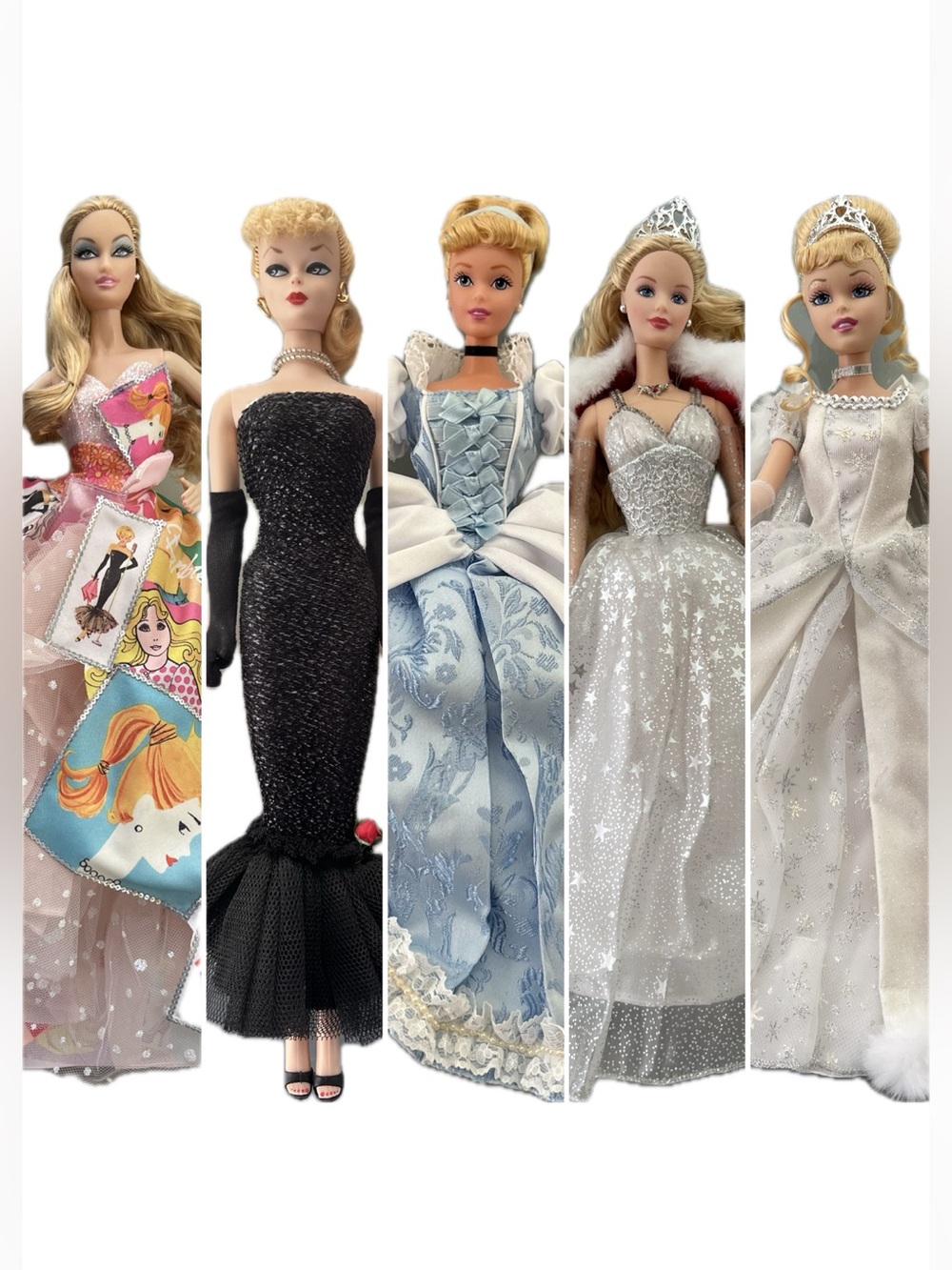 5️⃣Collector Barbie Doll Lot Anniversary Special Holiday Edition Cinderella Solo